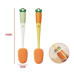 GENERICO - Esponja Para Vasos Surtido 5 Pcs 5X12 Cm Limpieza Suave Cocina