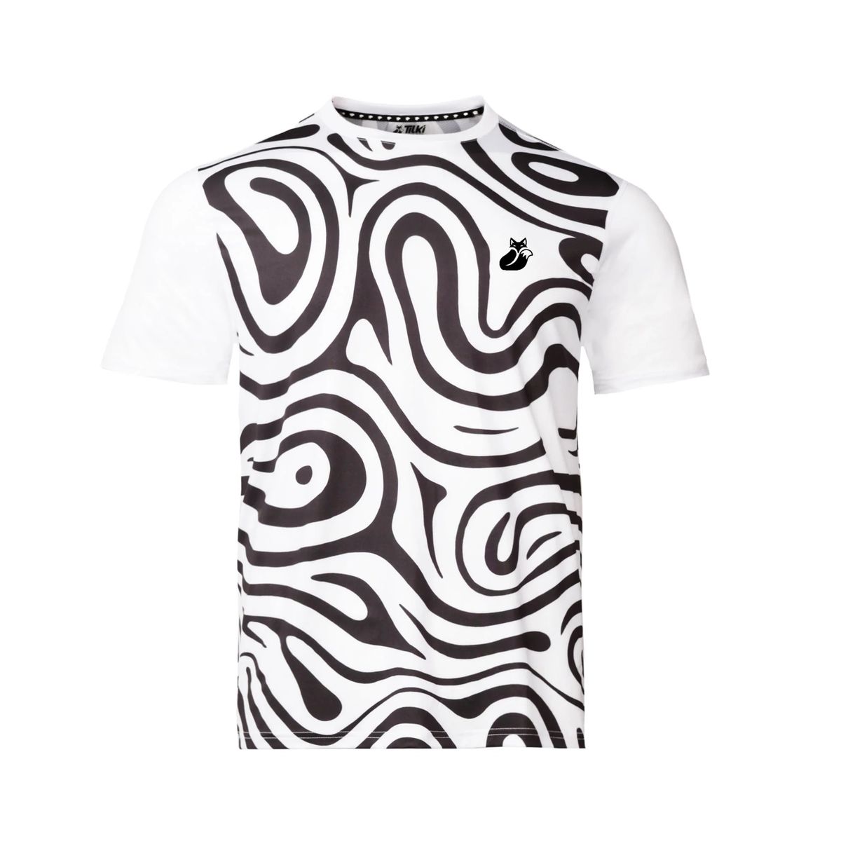 TILKI - Polera Tilki Full Print Pro Lehinde Blanca Tenis Padel