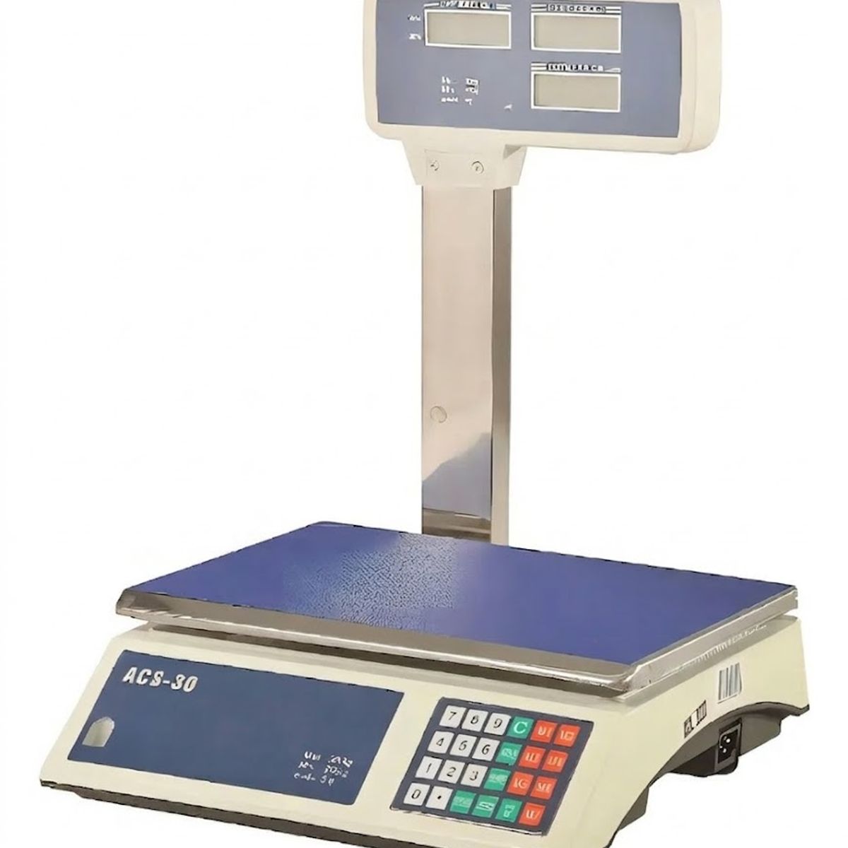 GENERICO - Balanza Electrónica Comercial con Visor 30 Kg