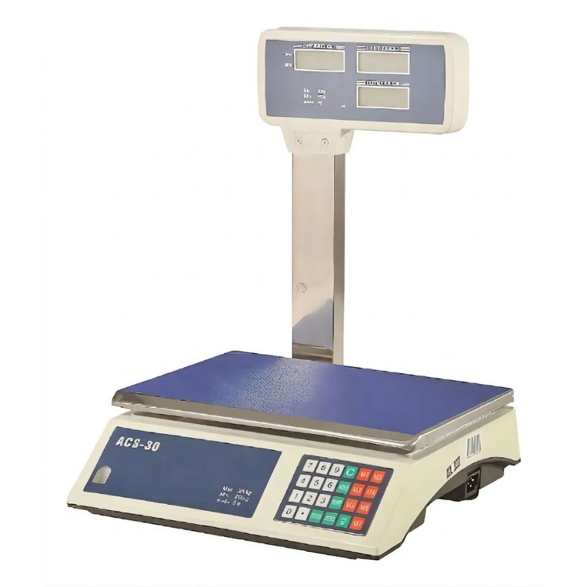 GENERICO - Balanza Electrónica Comercial con Visor 30 Kg