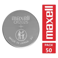 MAXELL - Pack 50 Pilas Cr 2025 Lithium (10 tiras)