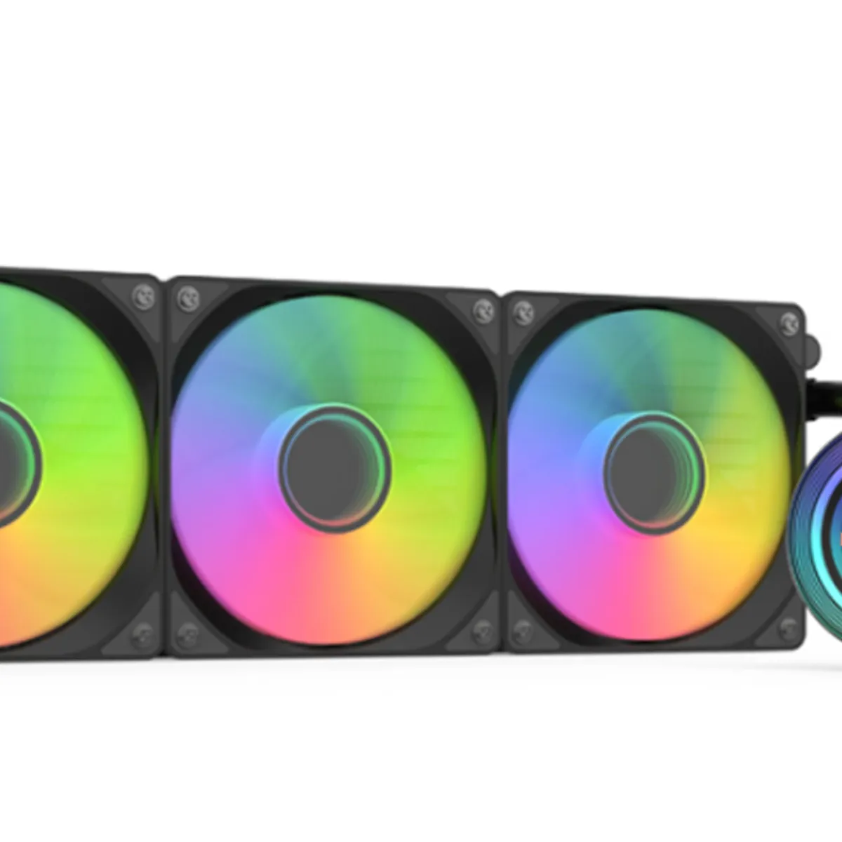 GENERICO - Refrigeración Líquida Esgaming CZ-360B, 360mm, ARGB, TDP 280W IntelAMD