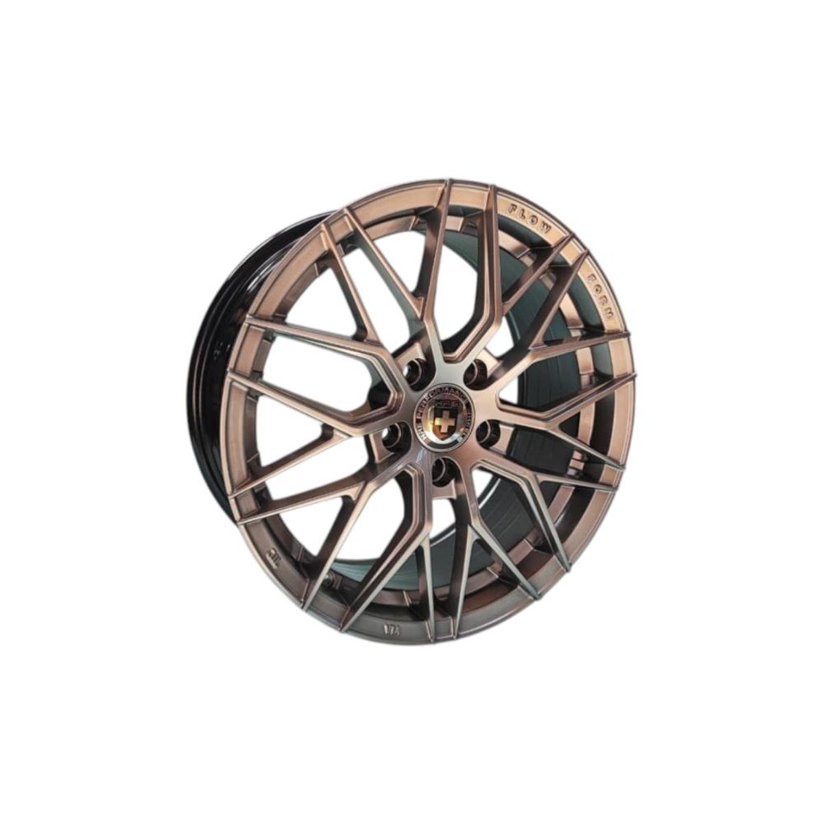 GENERICO - Juego de Llantas 16x7 5x108 Et38 Hyper Black 513 FHB
