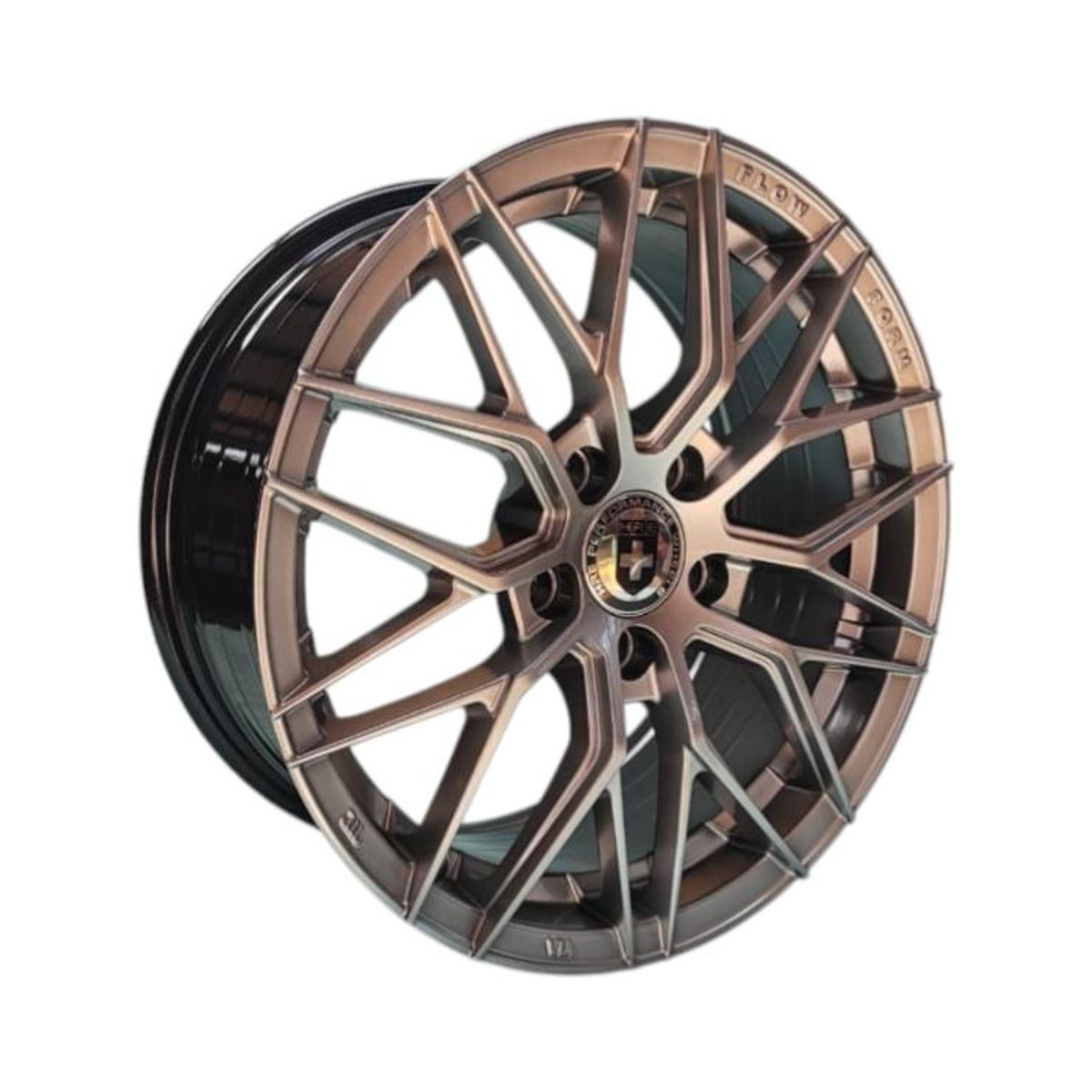 GENERICO - Juego de Llantas 16x7 5x108 Et38 Hyper Black 513 FHB