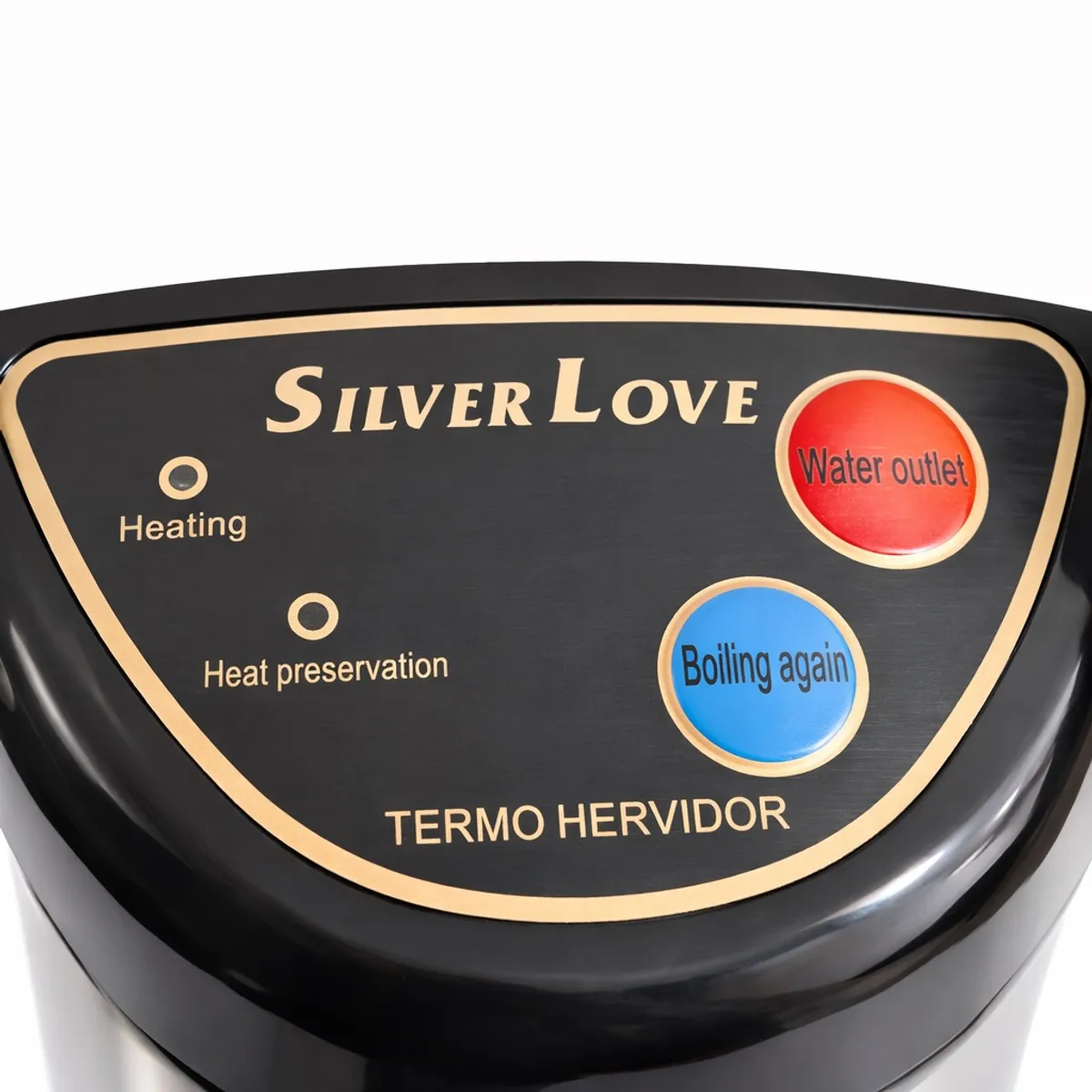 GENERICO - Termo Hervidor Eléctrico Dispensador Gran Capacidad 4lts C Plateado