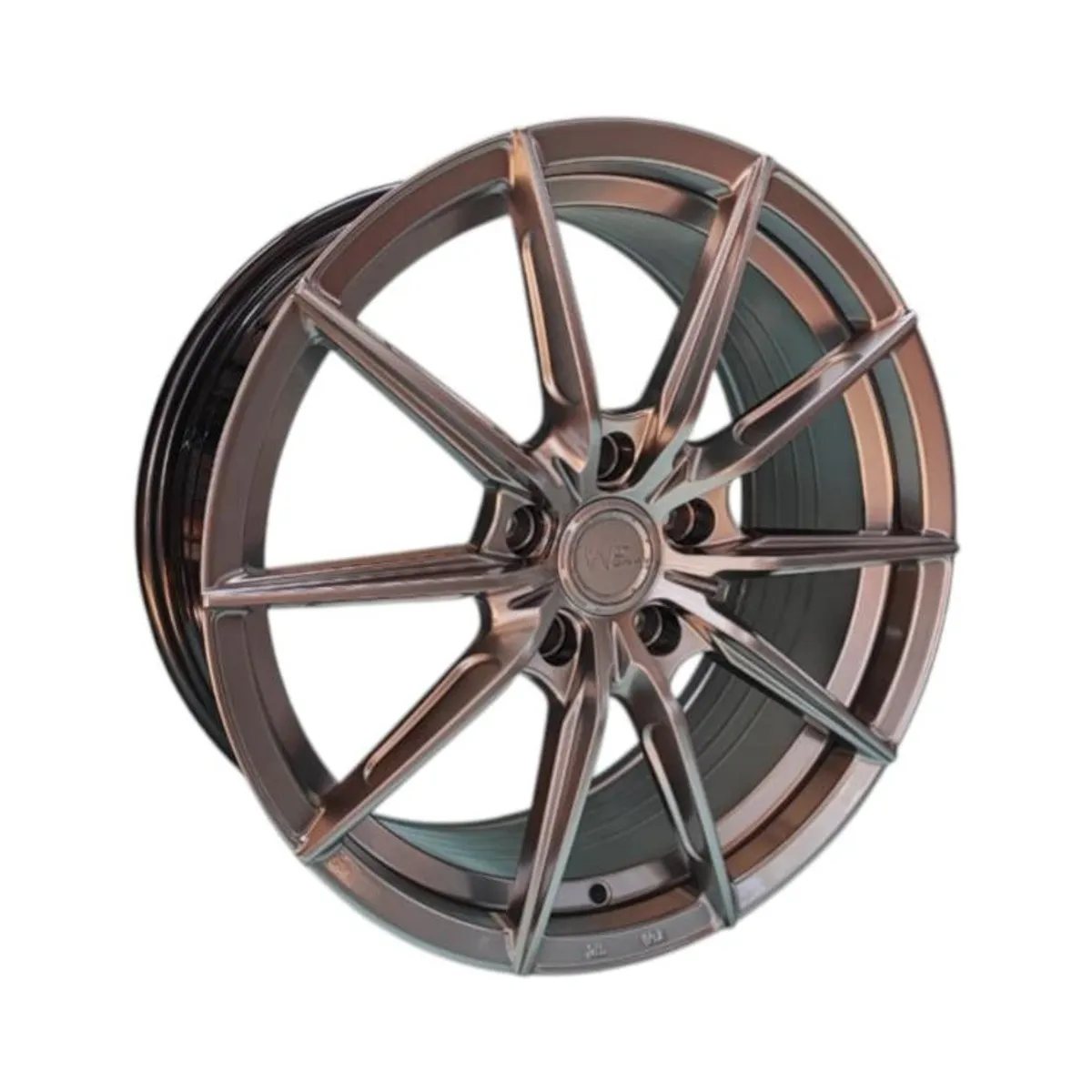 GENERICO - Juego de Llantas 16x7 5x108 Et38 Hyper Black 515 FHB