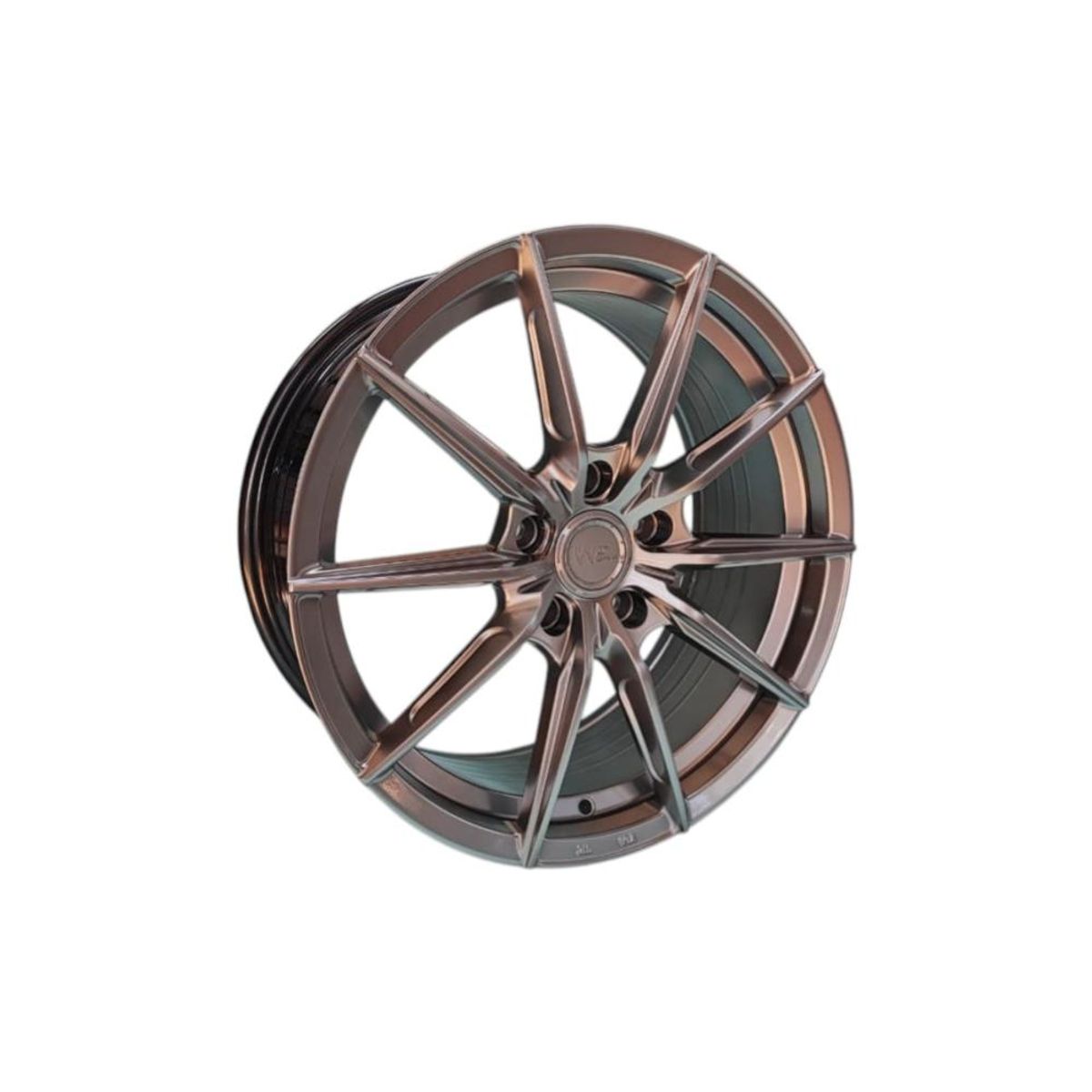 GENERICO - Juego de Llantas 16x7 5x108 Et38 Hyper Black 515 FHB