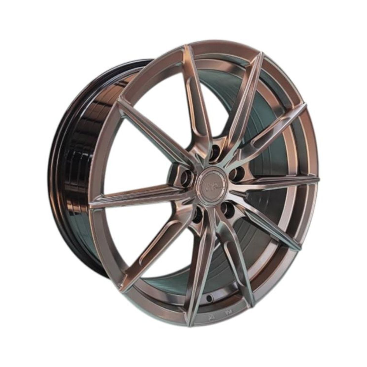 GENERICO - Juego de Llantas 16x7 5x108 Et38 Hyper Black 515 FHB