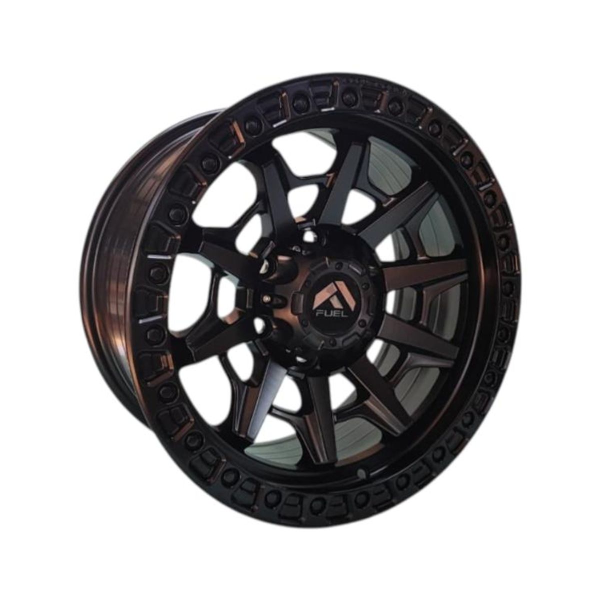 GENERICO - Juego de Llantas 16x8 6x114.3 Et0 Matt Black 602 FSB