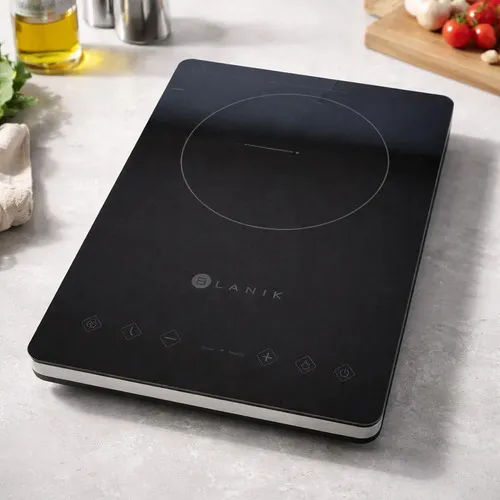 BLANIK Cocina Encimera Induccion Portatil BEIP088 2000w Panel Touch Negro