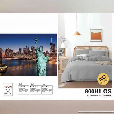 Imagen 2 del producto Juego de Sabana 800 Hilos 2 Plazas