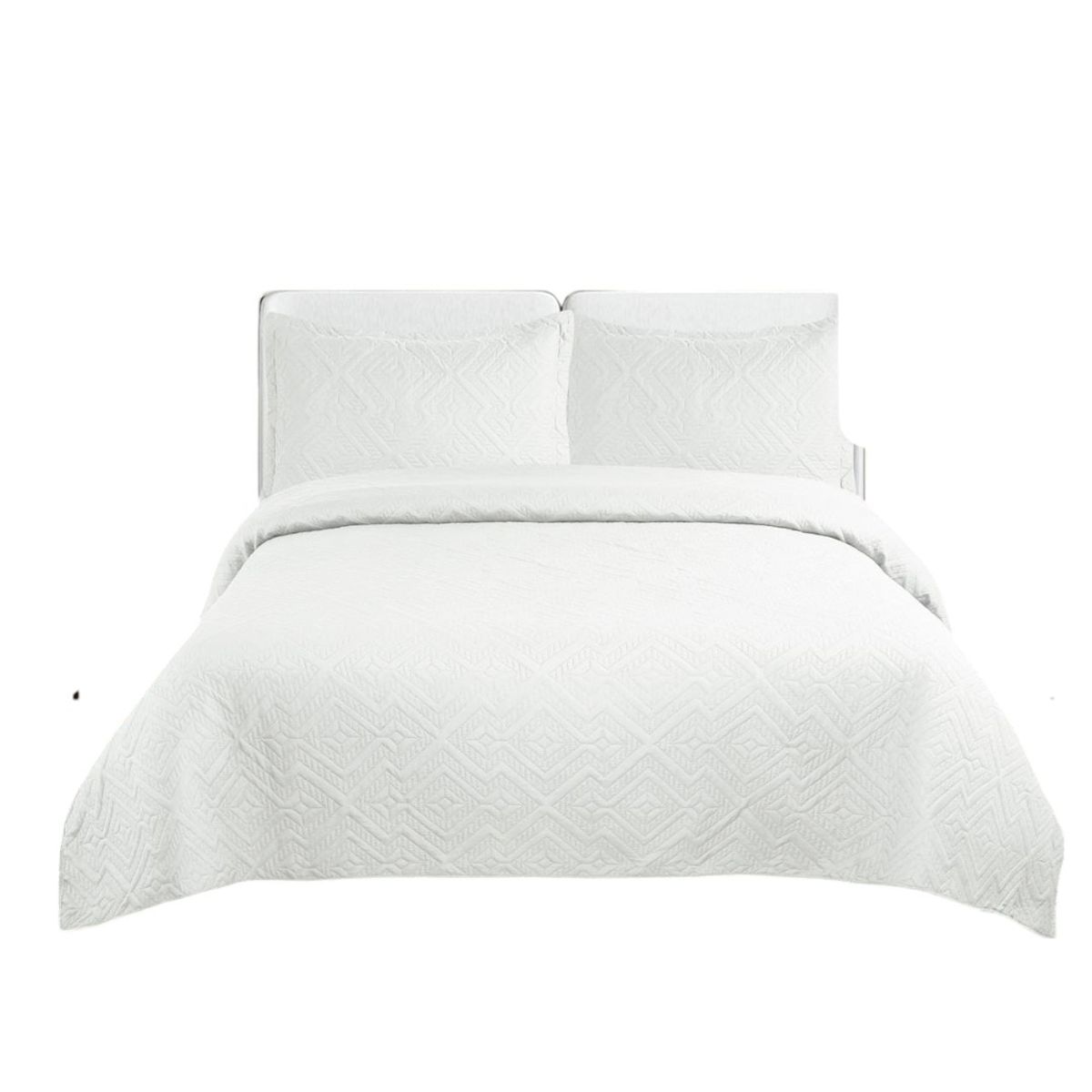 GENERICO - Cubrecama Quilt De Verano Unicolor TF 2P