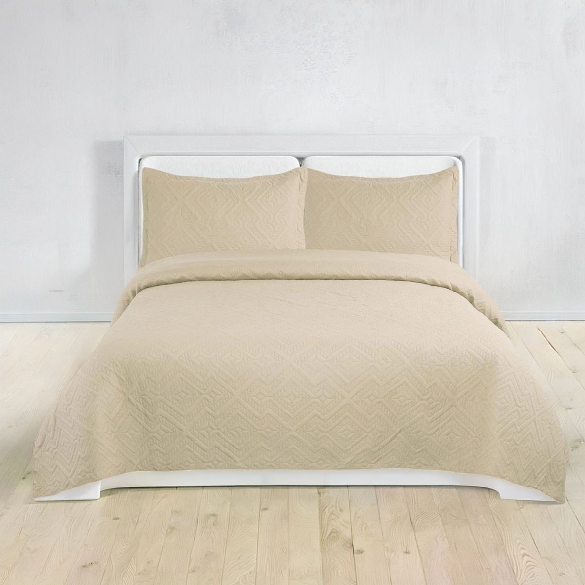 GENERICO - Cubrecama Quilt De Verano Unicolor TF 2P
