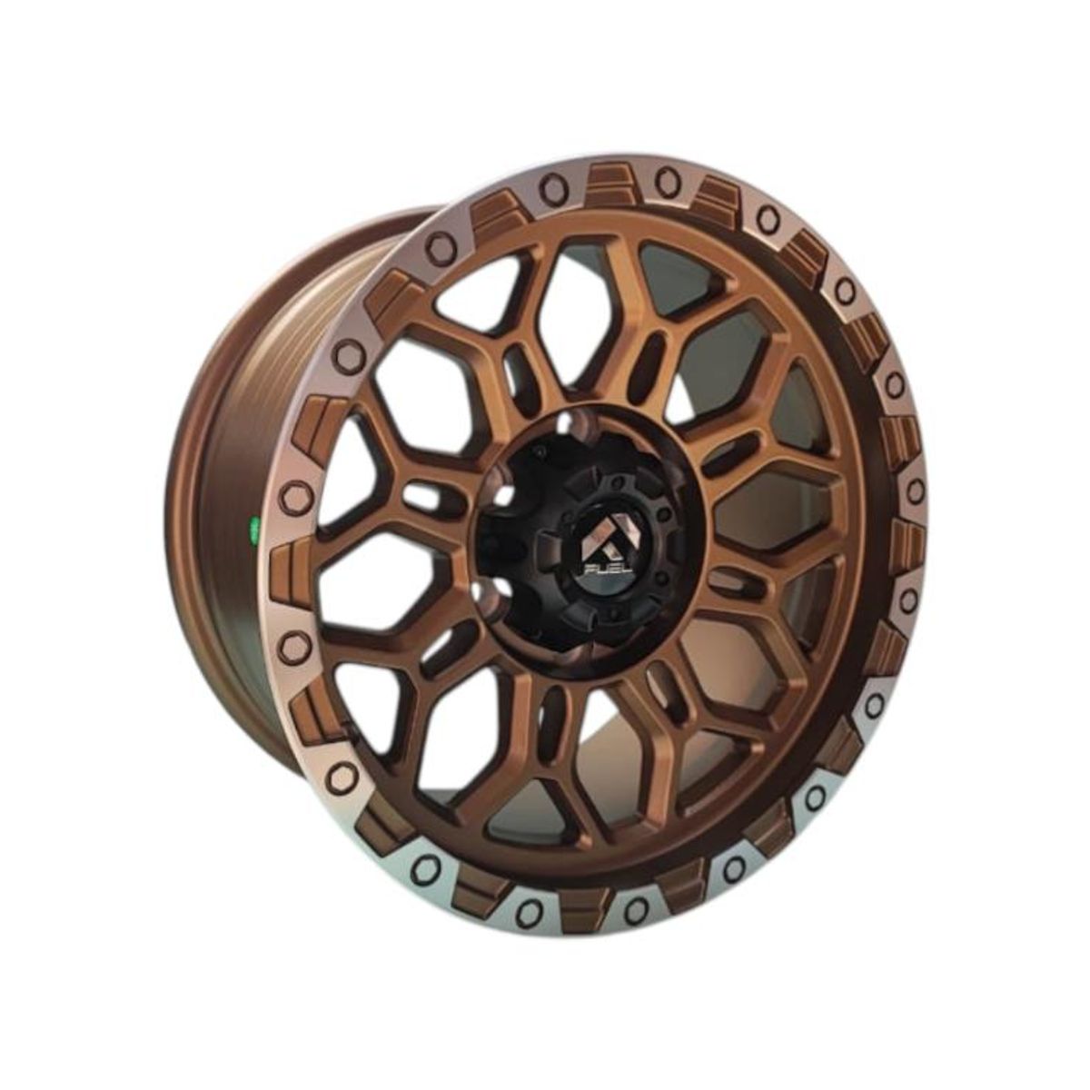 GENERICO - Juego de Llantas 16x8 6x139.7 Et0 Bronze lip H015