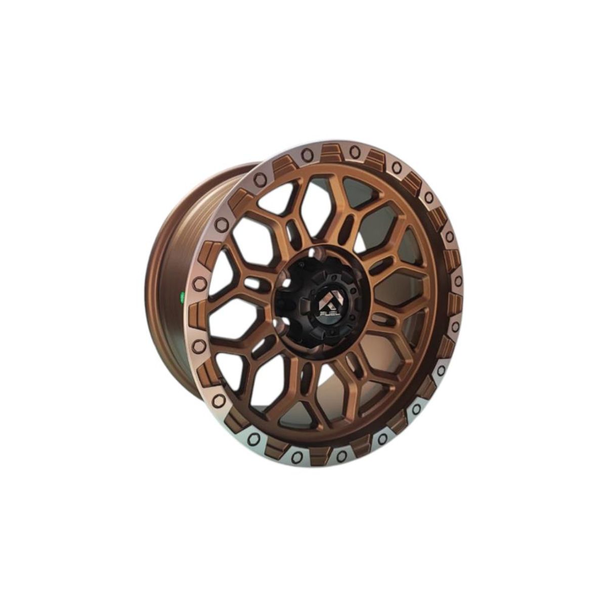 GENERICO - Juego de Llantas 16x8 6x139.7 Et0 Bronze lip H015