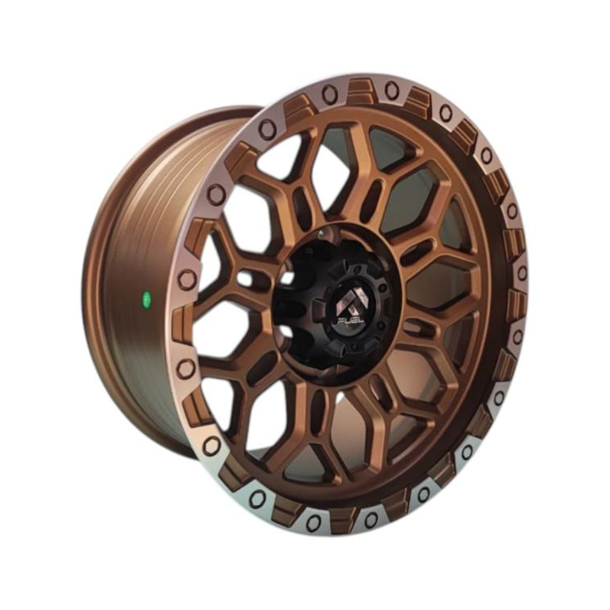 GENERICO - Juego de Llantas 16x8 6x139.7 Et0 Bronze lip H015