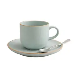 HALLEN - Juego de Té Amalfi ( 12 piezas) + Cucharitas de té (6 Piezas)