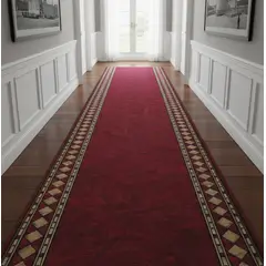 GENERICO - Alfombra De Pasillo 10 Metros Antideslizante Rojo