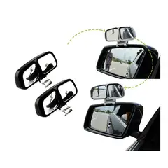 GENERICO - Par Espejo Lateral Retrovisor Punto Ciego Doble Ajustable