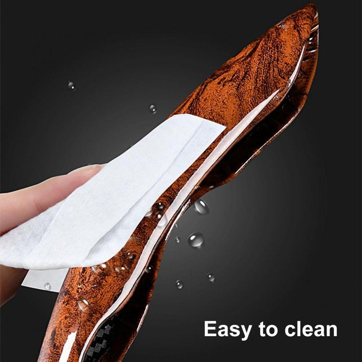 GENERICO - Funda Cubre Volantes Accesorios Para Auto Luxury Laterales Marron - 216046