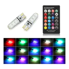 GENERICO - Ampolleta Led Cola De Pez T10 Multicolor Rgb Control Remoto 223407