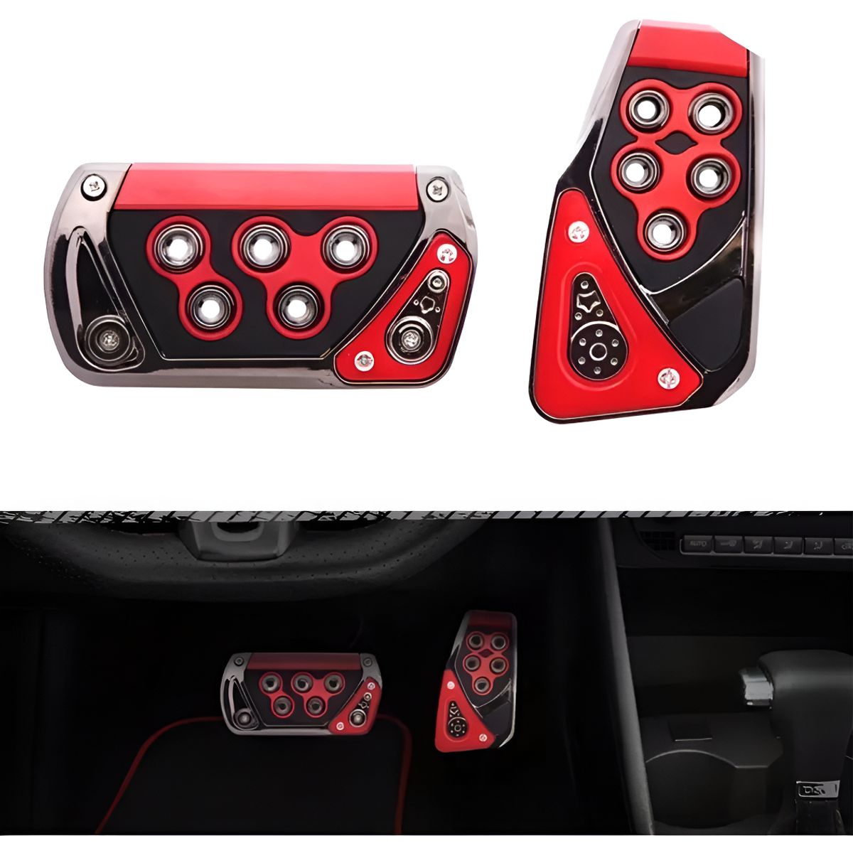 GENERICO - Cubierta De Freno Acelerador Antideslizante Pedal Universal