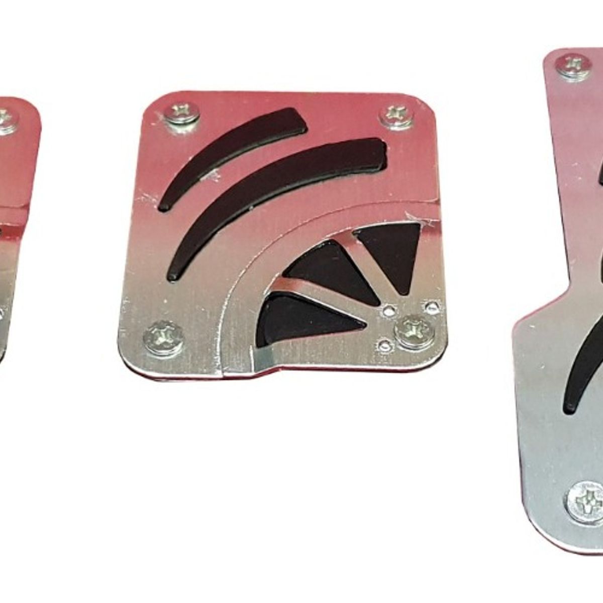 GENERICO - Set 3 Cubre Pedales Deportivo Tunning Racing Auto