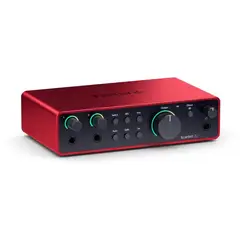 FOCUSRITE - Interfaz de Audio Scarlett 2i2 4th Gen