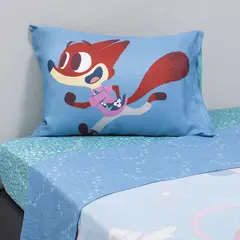 MASHINI - SABANAS MICROFIBRA ZOOTOPIA ZOOTENNIAL 1.5 PLAZAS