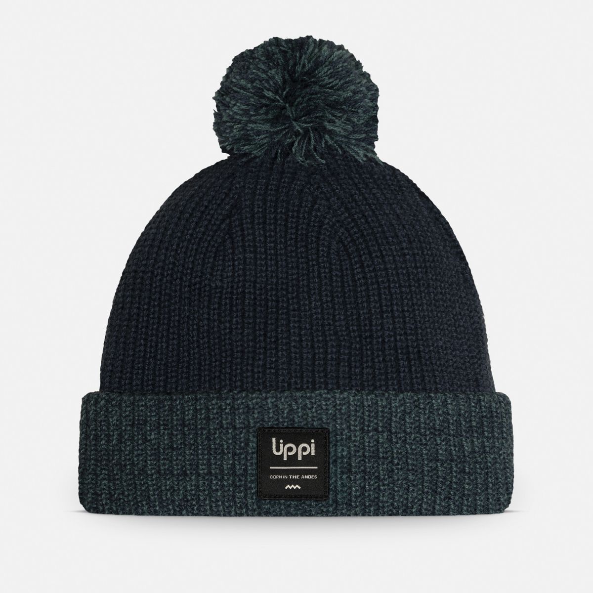 LIPPI - Gorro Unisex Fly Line Pom Blend-Pro Beanie Azul Melange Lippi