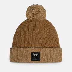 LIPPI - Gorro Unisex Fly Line Pom Blend-Pro Beanie Camel Melange
