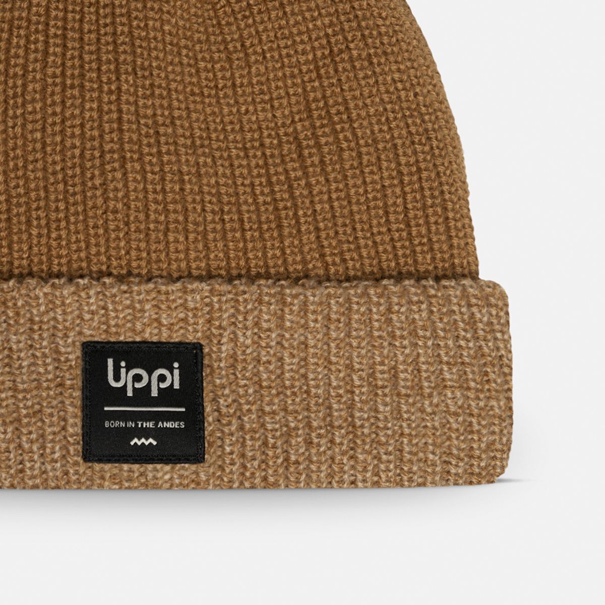LIPPI - Gorro Unisex Fly Line Pom Blend-Pro Beanie Camel Melange Lippi