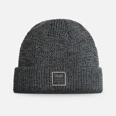 LIPPI - Gorro Unisex Fly Line Blend-pro Beanie Negro Melange I26