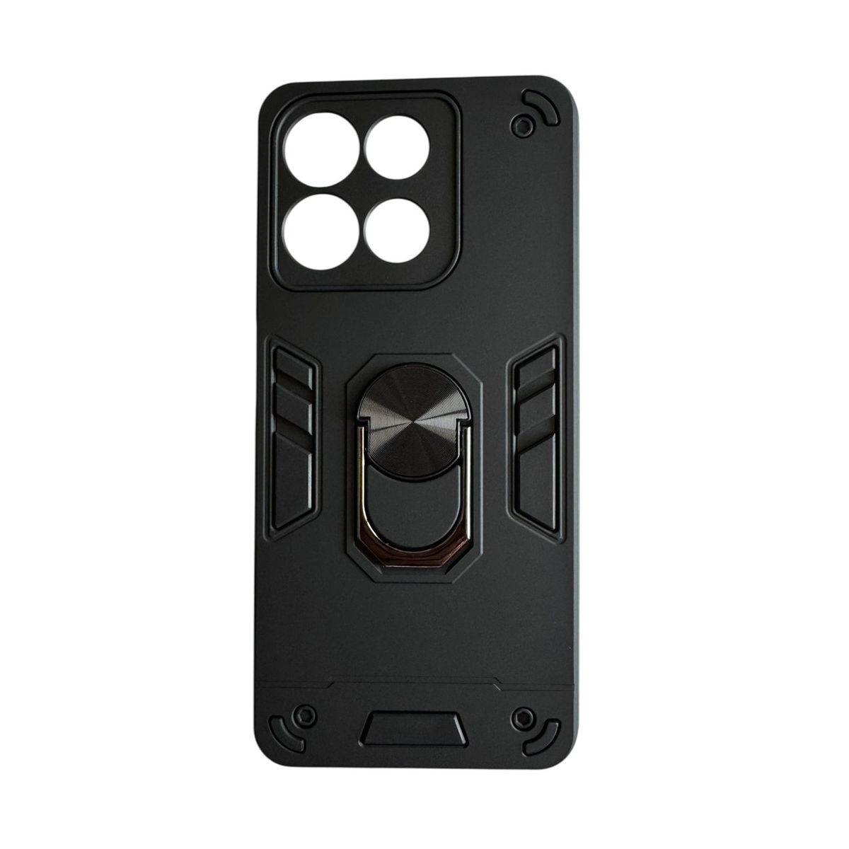 GENERICO - Carcasa Armor Anillo Para Motorola G86 - Negro