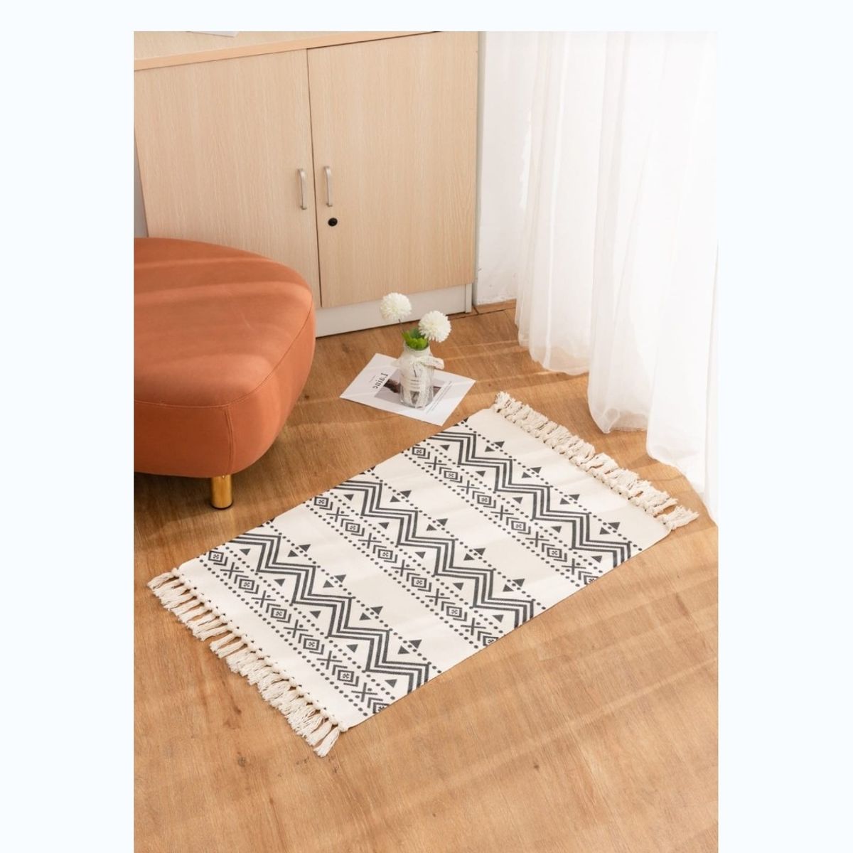 GENERICO - Alfombra Estilo Étnico Bohemio para Decoración del Hogar