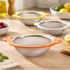 GENERICO - Colador Cernidor De Cocina Acero Inoxidable Malla Fina 20cm