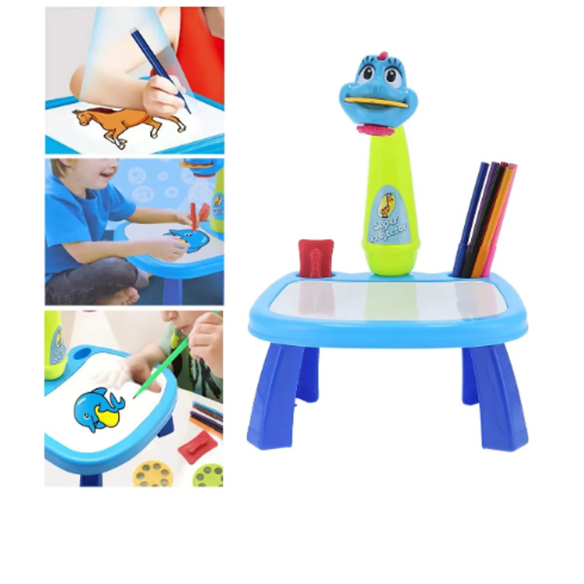 GENERICO - Mesa Magica Pizarra Led Niños Proyector Para Pintar Dibujar