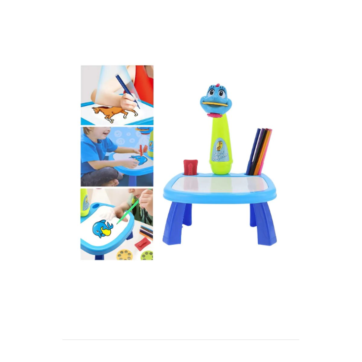 GENERICO - Mesa Magica Pizarra Led Niños Proyector Para Pintar Dibujar