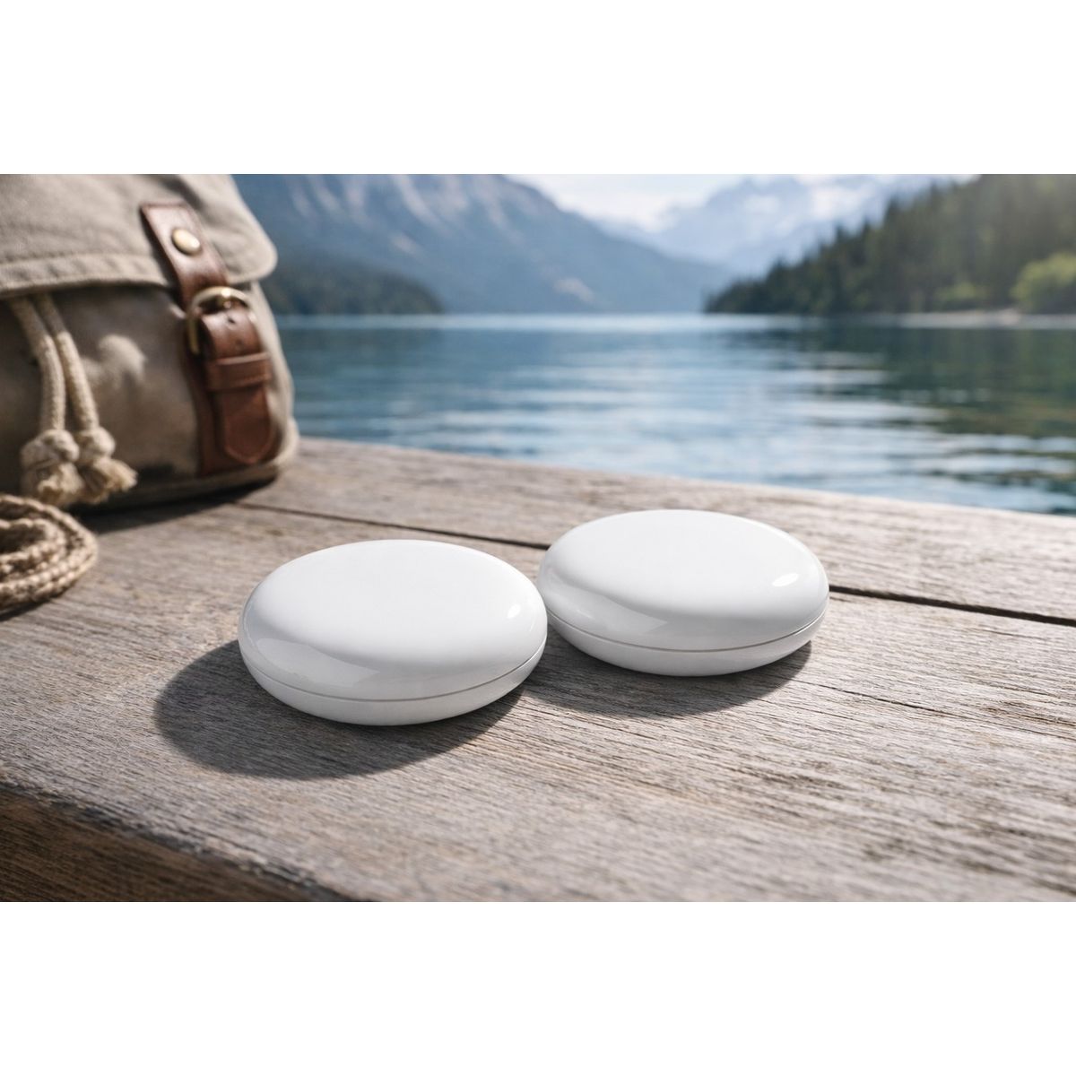 GENERICO - Pack 2 Localizadores de Rastreo Global Dual Compatibles con Android y Apple