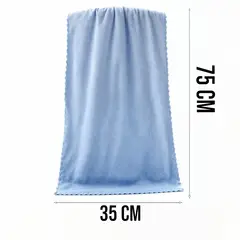 GENERICO - Toallas de baño toalla de mano microfibra 35x75cm