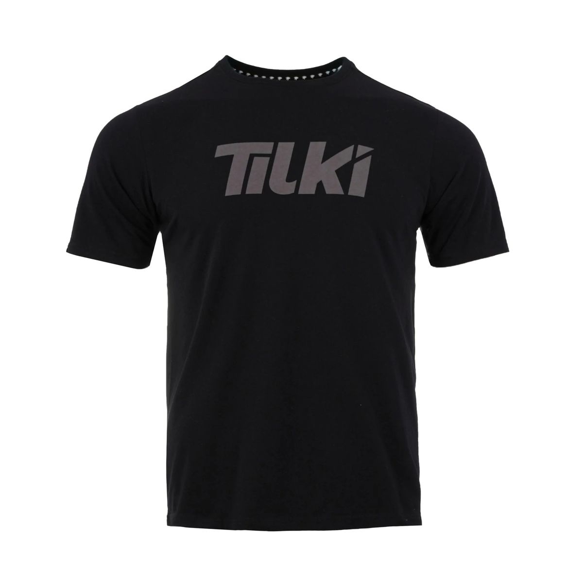 TILKI - Polera Tilki Cotton Big Logo Tilki NegroGris Tenis Padel