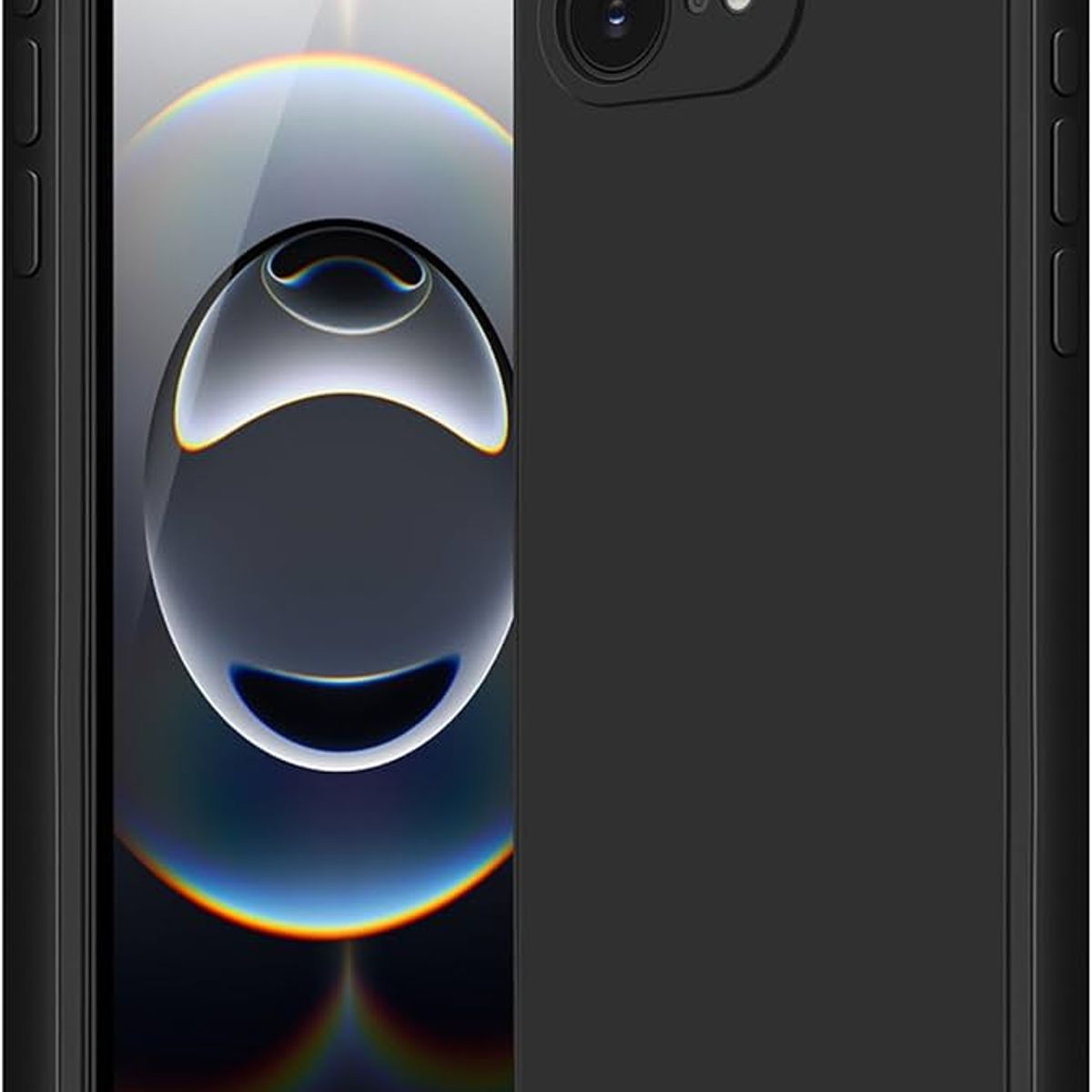 GENERICO - Carcasa De Silicona Para iPhone 17e - Negro