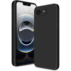 GENERICO - Carcasa De Silicona Para iPhone 17e - Negro