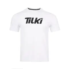 TILKI - Polera Cotton Big Logo BlancoNegro Tenis Padel