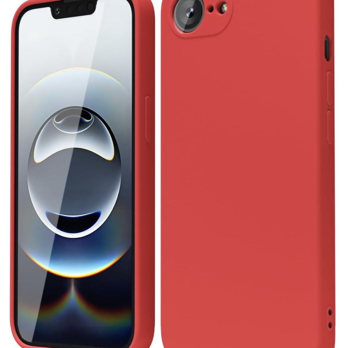 GENERICO - Carcasa De Silicona Para iPhone 17e - Rojo