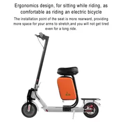 GENERICO - Scooter Urbano con Asiento Desmontable y Bolso – 30 km de Autonomía