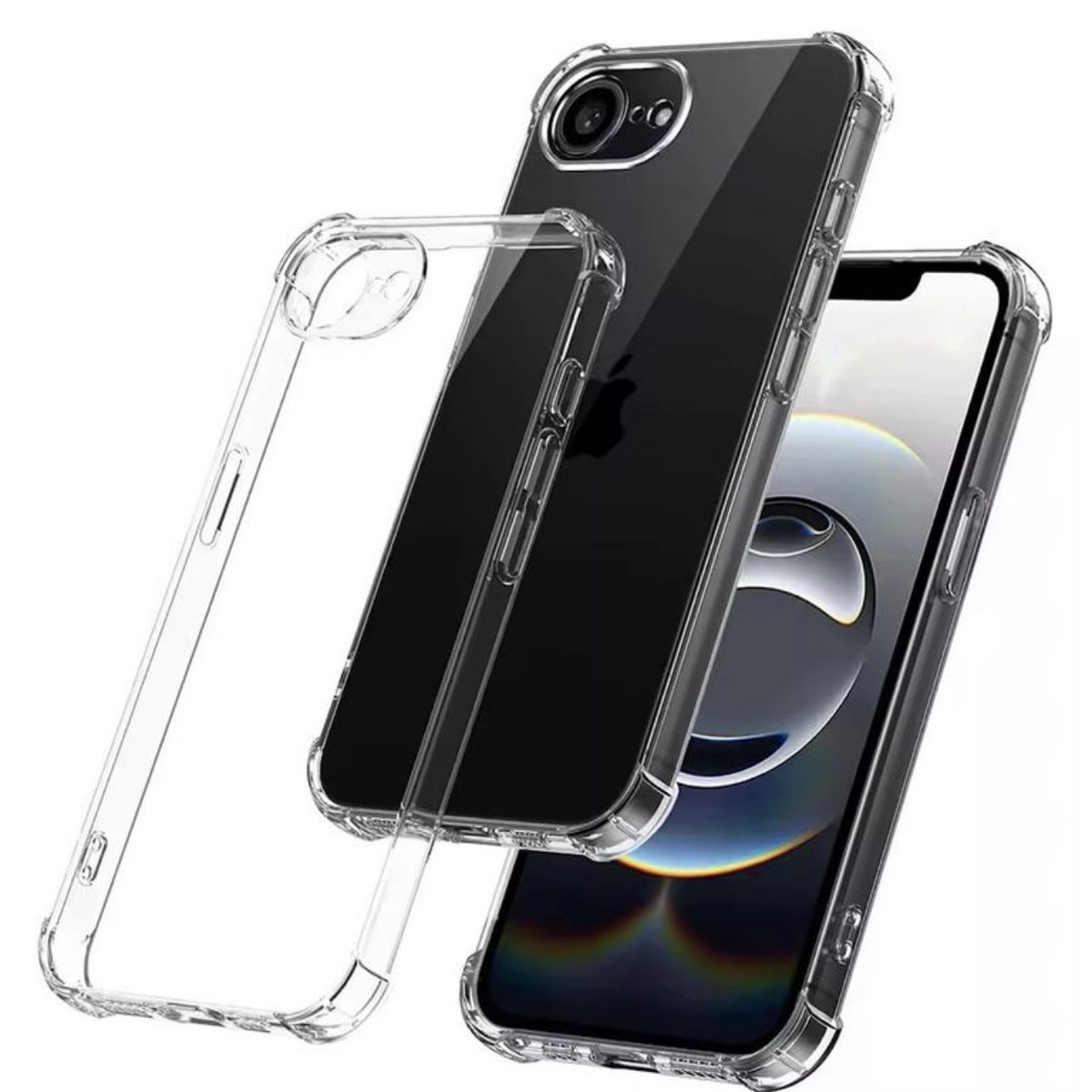 GENERICO - Carcasa Transparente Para iPhone 17e - Esquinas Reforzadas