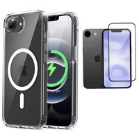 Carcasa Transparente Con Magsafe Para iPhone 17e + Lámina Vidrio