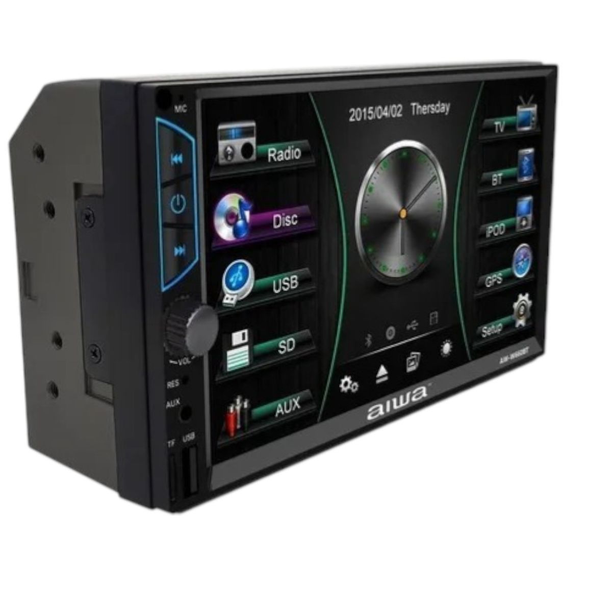 AIWA - Radio Auto 2 Din Mirrorlink Touch De 7'' Aiwa W660bt