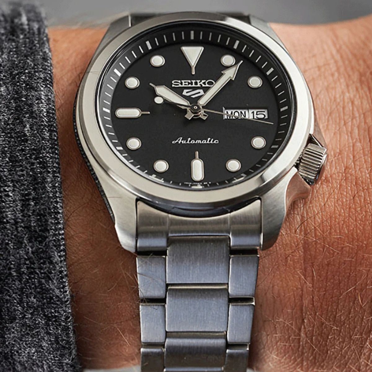 SEIKO - Reloj Seiko 5 Sports Automático Hombre Srpe55k1